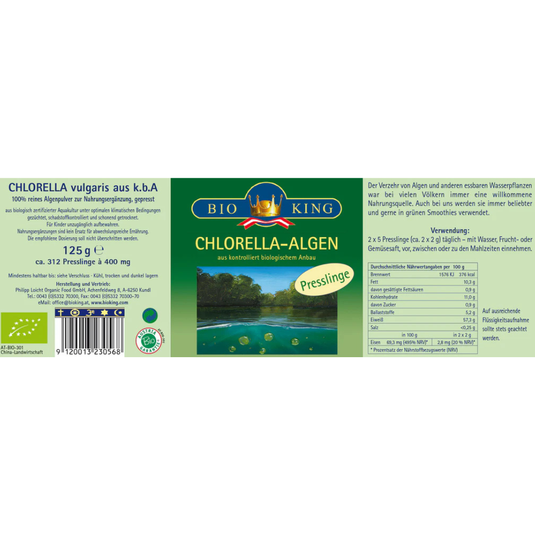 Artikelbild 4 des Artikels “BioKing Bio Chlorella-Algen Presslinge “