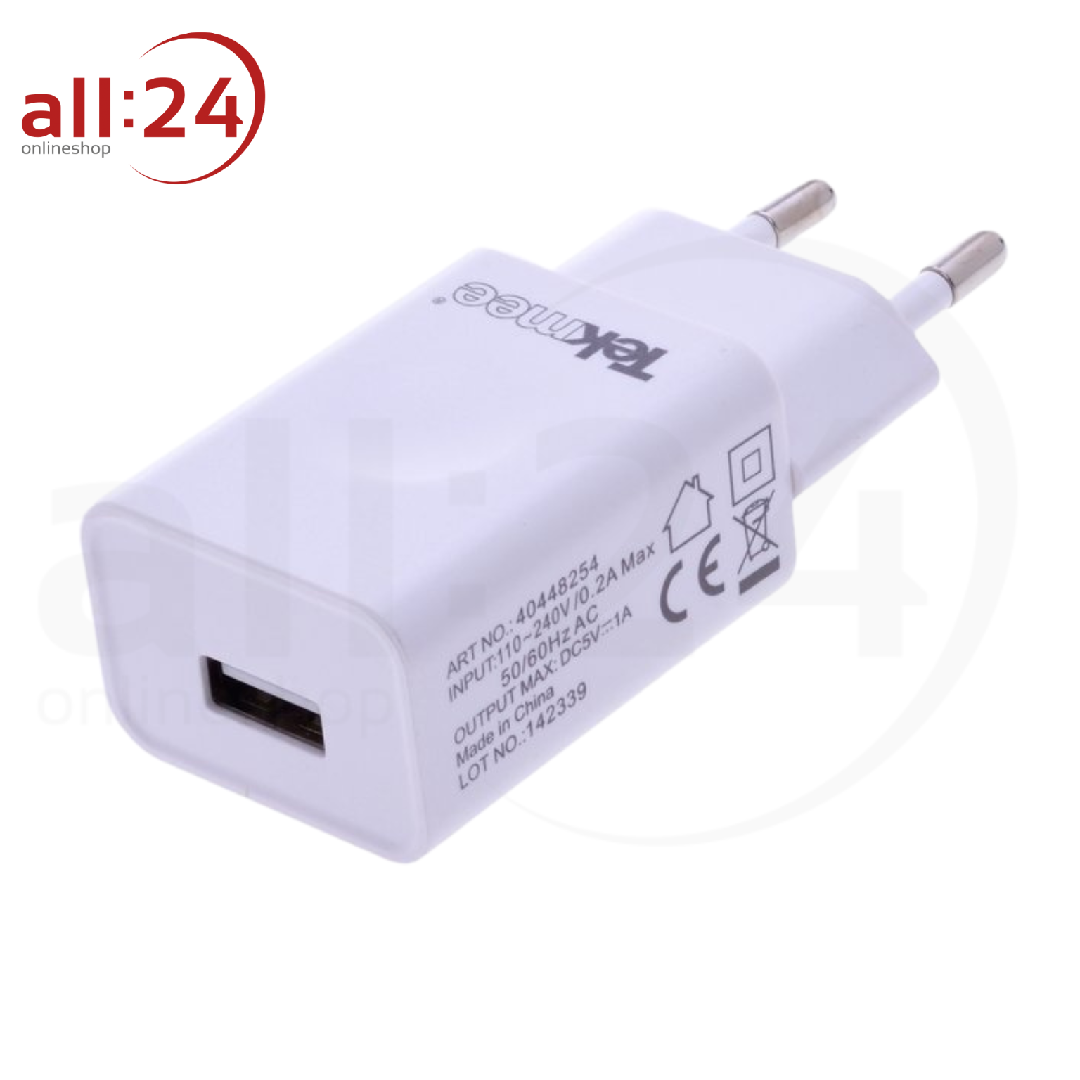 Artikelbild 4 des Artikels “Tekmee USB Netzteilstecker schwarz/weiß “