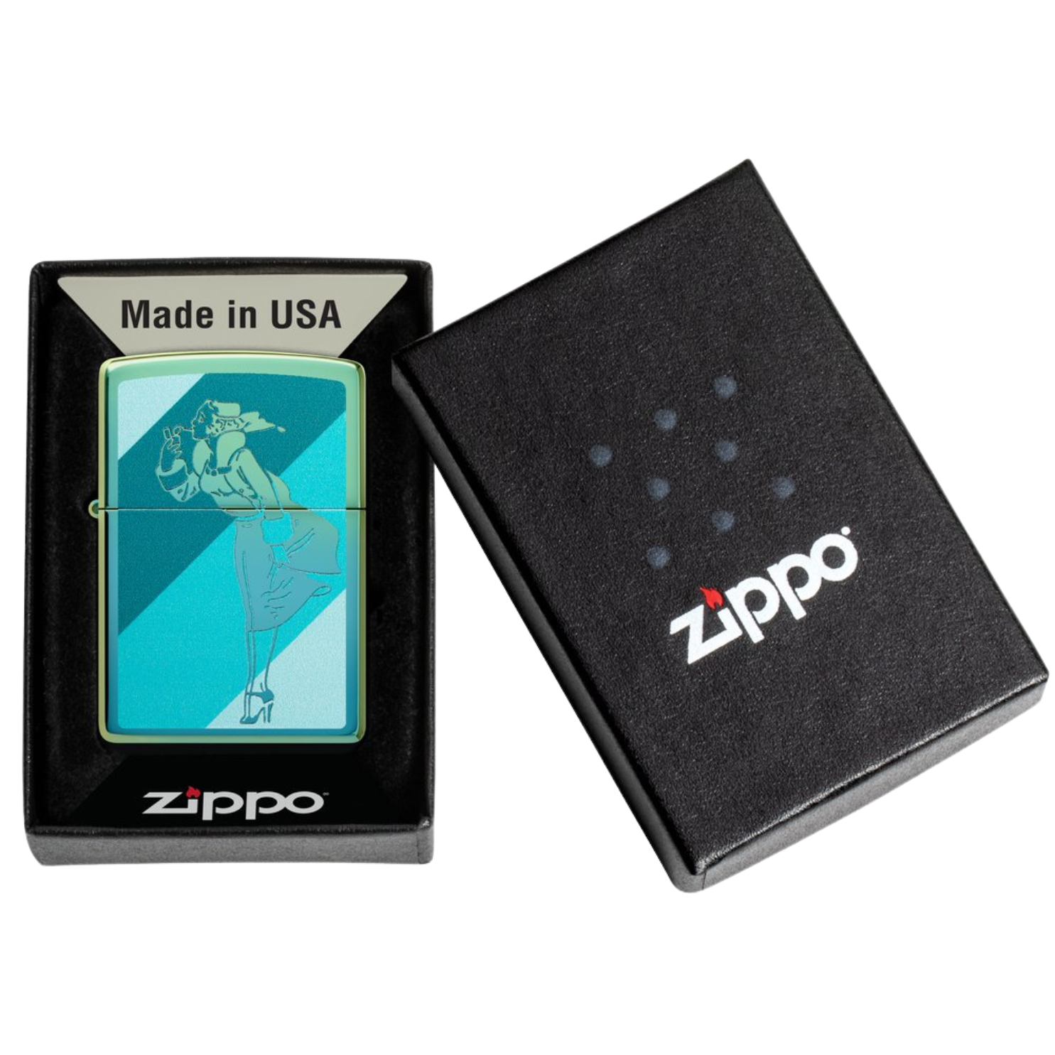 Artikelbild 4 des Artikels “Zippo Feuerzeug Türkis Frau 49191 “